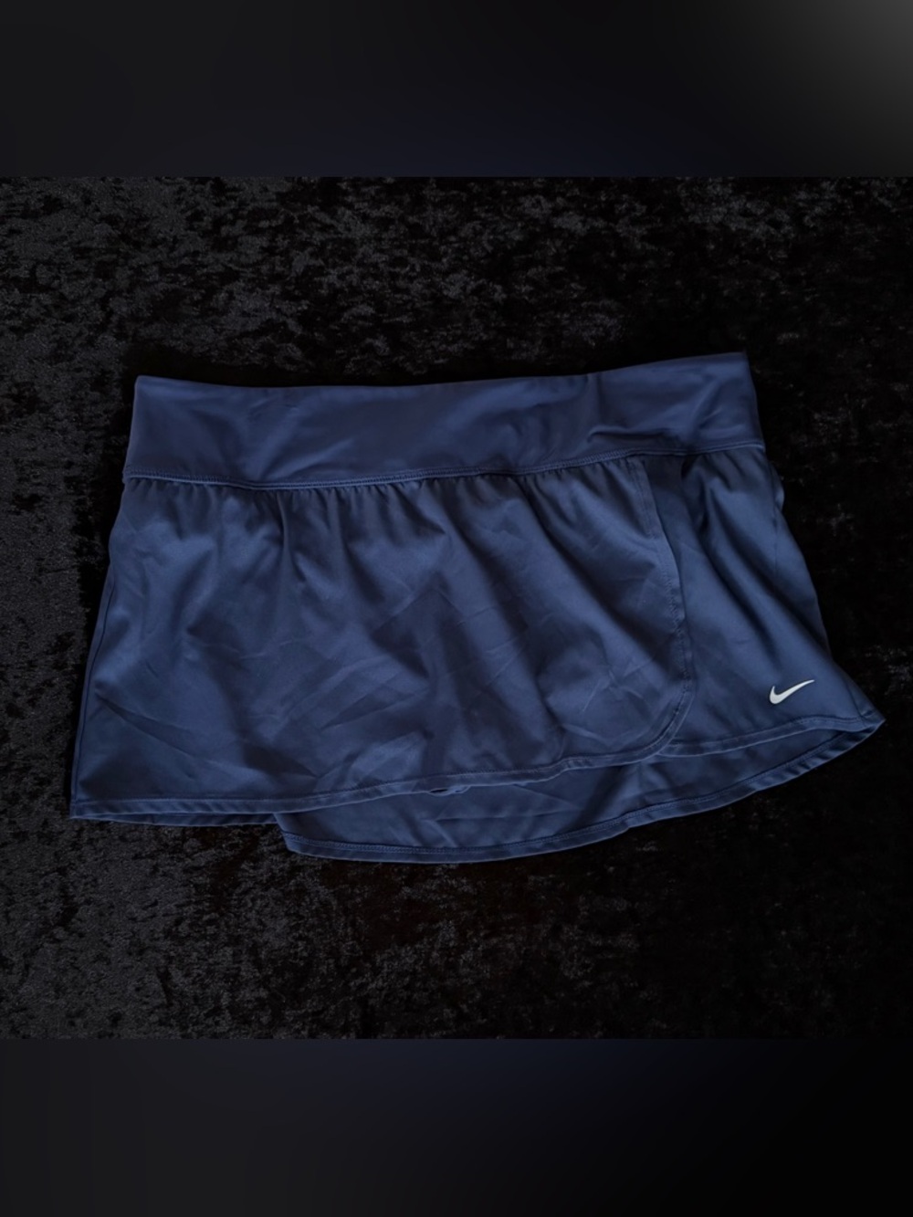 Nike Navy Blue Athletic Skirt With Built In Liner Tennis Skort